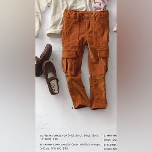 Tea Collection Girls Corduroy Pants NWT